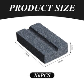 CVDYWDJIE 6-Piece Dart Sharpening Stone, Mini Sharpener, Creative and Interesting Sharpener, Portable Outdoor Whetstone, Dart Accessories