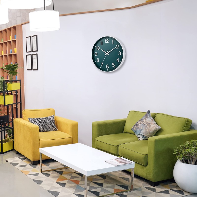 Wall Clock, Stylish, Scandinavian Continuous Second Hand, Silent, Wall Clock,