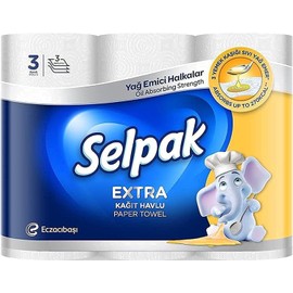 Selpak Calorie Absorber Kitchen Towel Paper Tissue - 3 Roll