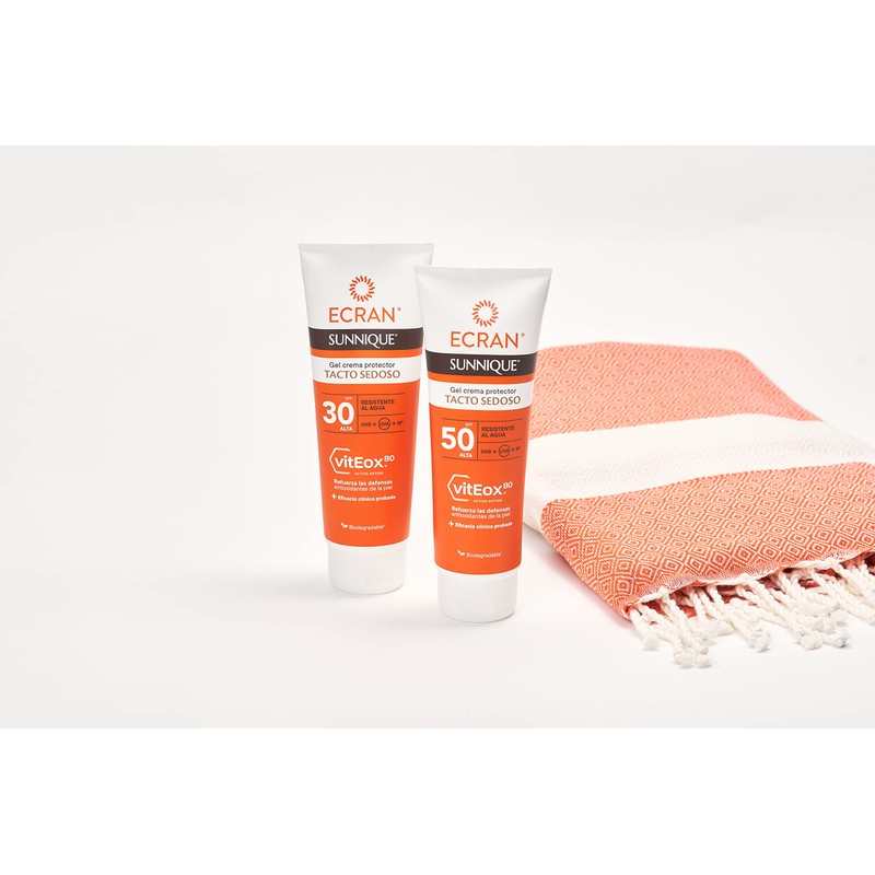 ECRAN SUNNIQUE gel crema tacto seda SPF30 250 ml