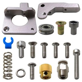 Qblahip New Ender 3 Extruder, Ender 3 V2 News Metal Extruder Aluminum MK8 Bowden Extruder 40 Teeth Drive Gear for Ender 3 Pro/Ender 5 Pro/Ender 5 Plus/CR-10 Series 3D Printer