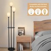 TREATLIFE HOME Stylish Floor Lamp with Shelves for Cozy Living
