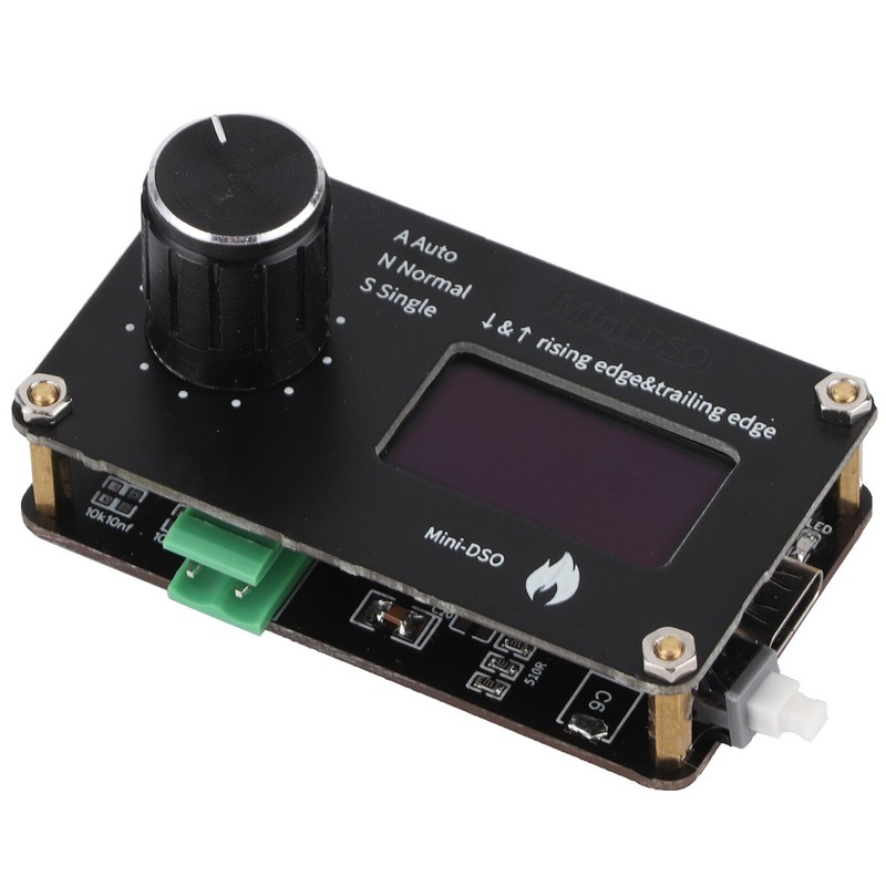 Mini Oscilloscope with Button 0.96in Organic LightEmitting Diode Display Industrial