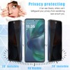 Anbzsign 2+2 Pack for Moto G (2025) Privacy Tempered Glass