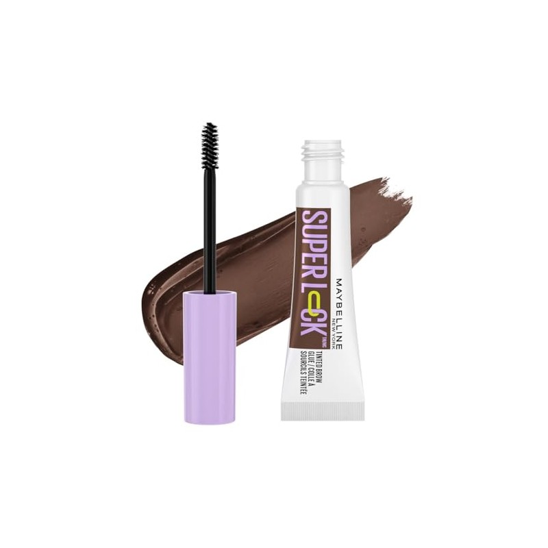 Maybelline Nuevo Gel de cejas de larga duración, efecto laminado,