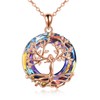 Tree of Life Necklace, 925 Sterling Silver Goddess Tree Pendant