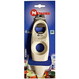 Metaltex "Ufo" Multi-Opener, Silver