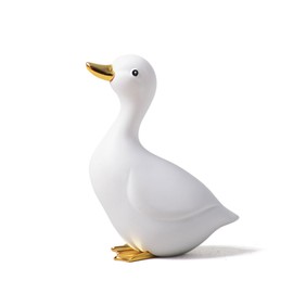 NENBOLEC Duck Statue Decor Animal Gifts Figurine Modern Sculpture Home Ornament Table Centerpiece Crafts Polyresin Arts 12cm