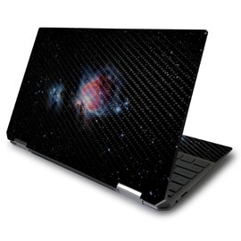 MightySkins Carbon Fiber Skin Compatible with HP Spectre x360 13.3" Gem-Cut (2020) - Red Giant | Protective, Durable Textured Carbon Fiber Finish | Easy to Apply and Change Style | Made in The USA