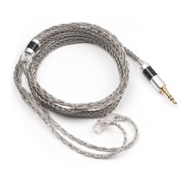 Linsoul Tripowin Zonie 16 Core Silver Plated Cable SPC Cable de auriculares para KZ ZS10 PRO X ZSN PRO X TANGZU Wan'er S,G SIMGOT EM6L CCA Trio (3,5 mm, Empotrable 2pin)