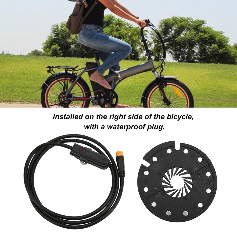 Bike Power Pedal Assist Sensor KT‑D12R Sensitive ABS 12 Magnets