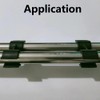 Pack of 20 Double Clamps Pipe Clamps PVC Plastic Shelf