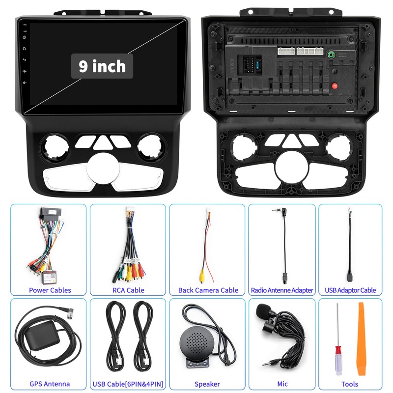 Car Stereo Radio for Dodge RAM 1500 2500 3500, Android