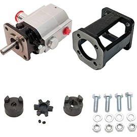 ToolTuff Log Splitter Build Kit: 13 GPM Pump, Coupler, Mount, Bolts, for Huskee, Speeco, etc or DIY Splitter Project (for 7/8" Engine Crankshaft)