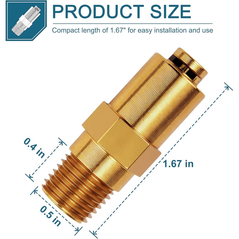 7101359 Thermal Relief Valve, Replacement for Simpson Cleaning 7101359, Compatible