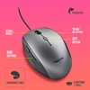 NGS Moth Gray - Optische Maus mit USB-Kabel für Computer
