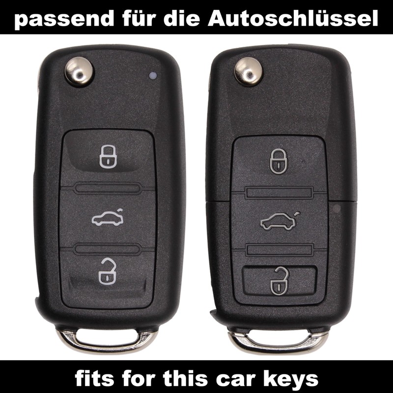 FOAMO FOAMO Autoschlssel-Hlle Kompatibel Mit VW Golf 6, SEAT, Skoda