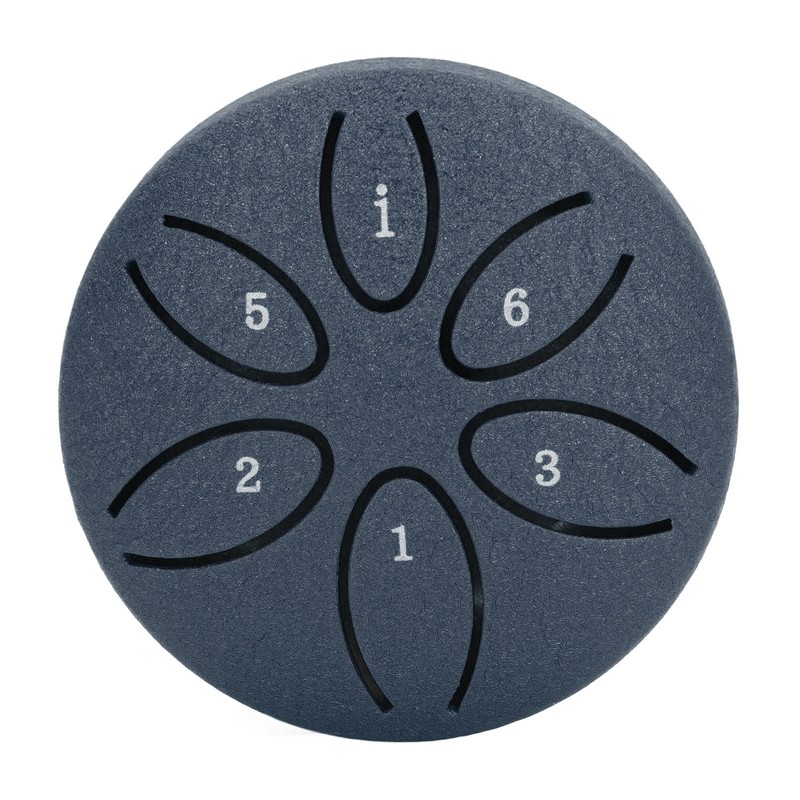 Tongue Drum 3inch 6 Tone Steel with 1pcs Drumstick Mini