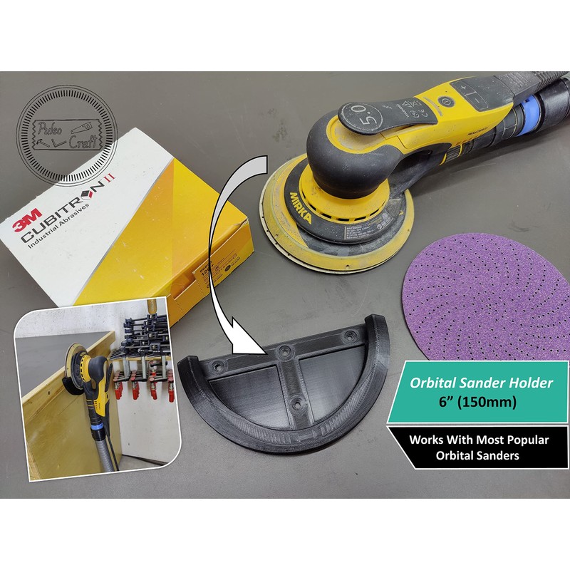 Orbital Sander Holder, 6" (150mm)