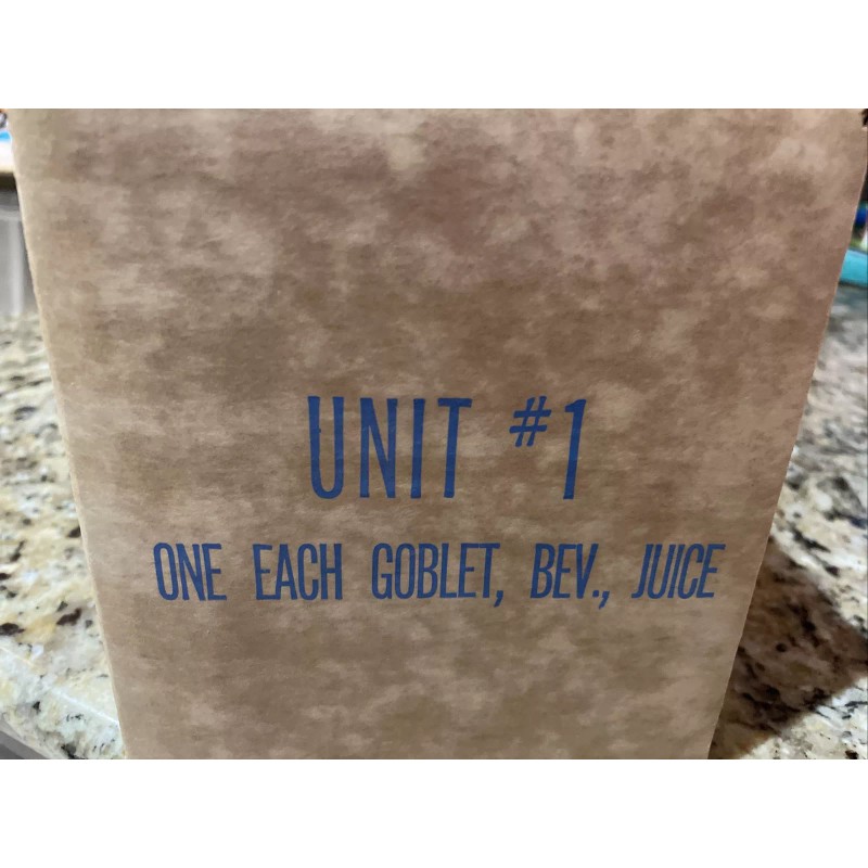 Libbey Vtg. RARE! NOS NIB! Libbey STARGLOW Cut Glassware 3