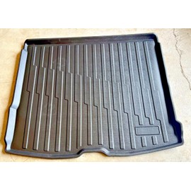 EACCESSORIES EA Cargo Liner - Trunk Mat for Volvo XC60 SUV 2018-2024 – Weather-Resistant Trunk Mats for Cars with Raised Lip – Non-Slip Car Trunk Mat Tray Pad Boot – Laser Pre-Cut Design