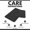 Lions 2 Piece Non Slip Striped Bath Mat & Pedestal