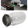 Akozon Exhaust Tip, Universal Inlet 63 mm Outlet 76 mm