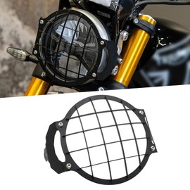 FOR Speed 400 Scrambler 400X 2024 Motorcycle Headlight Protector Cover Speed 400 Scrambler 400X Headlamp Mesh Grille Lampshade