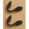 Kygear 2 Pairs Black Silicone Replacement Nose Piece Compatible with