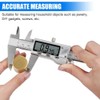 Digital Caliper Measuring Tool, Stainless Steel Vernier Caliper Digital Micrometer