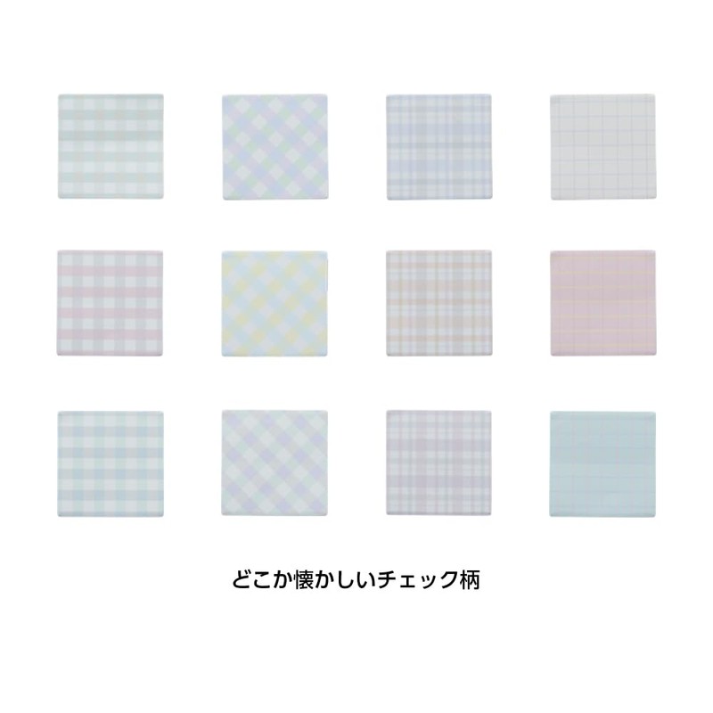 Sunstar Stationery S2843030 Sticky Notes, Swirling Fusen, Checking Memories