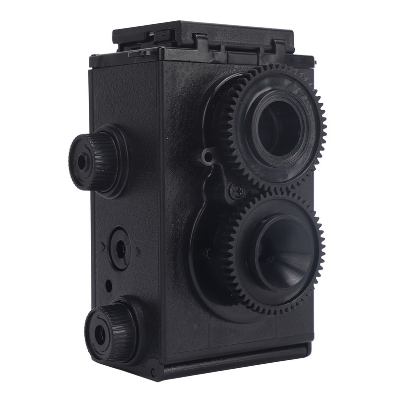 35MM Dual Lens Film Camera DIY Classic Retro Double Reflex
