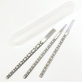 Stainless steel ingrown toenail pedicure knife set,professional foot skin scraper repair sharp blade kit for nail corn callus paronychia treatment. (2)