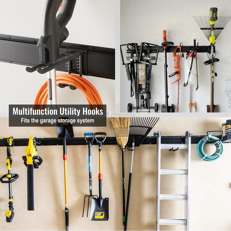 Aking Ace Wall Mount Tool Storage Rack, Heavy Duty Garage