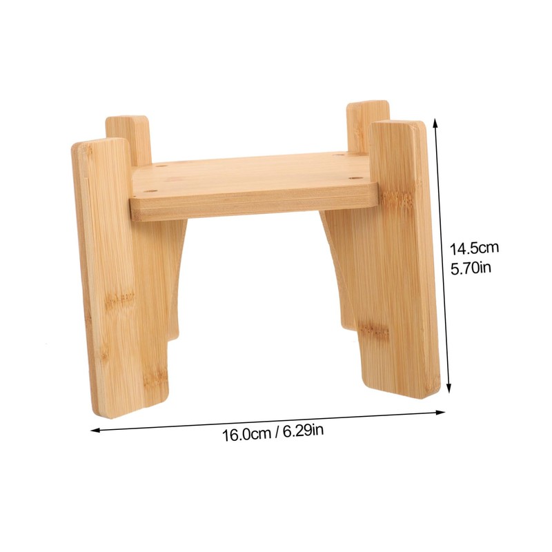 Mobestech Wooden Beverage Dispenser Stand Multi Functional Square Holder for