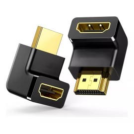 Lecute Shop Conector Hdmi L Macho A Hembra Adaptador Angulo 90° Tv