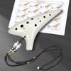 YCXYQ Soprano F key White - Ocarina Professional Master Tuning