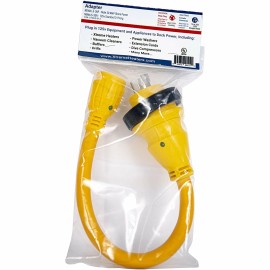 Xtreme Heaters Marine shore power Adapter Pigtail L5-30P Male to 5-15R Female Marinco