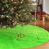 Christmas Tree Skirt Decoration, Plush Faux Fur Christmas Tree Skirt