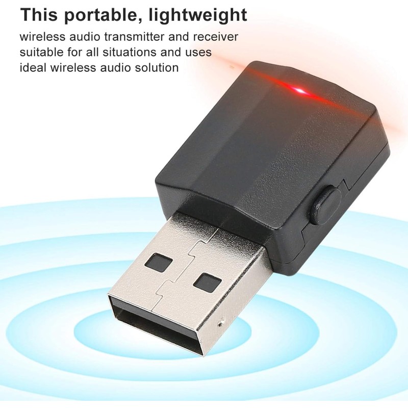Generic BT-rcv USB bluetooth 5.0 Audio Transmitter Receiver Adapter for