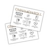 Cinnamon Roll Care Instruction Storage Cards | 30 pk 4x6”