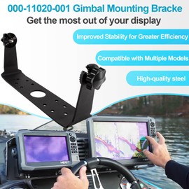 000-11020-001 Gimbal Mounting Bracket with Knobs for 9" Touchscreen Fish Finders with Knobs Fits Lowrance 9” HDS Gen2 Touch, 9” HDS Gen3, 9” HDS Carbon, 9” Elite-Ti, 9” Hook, 9” Elite-HDI-Chirp