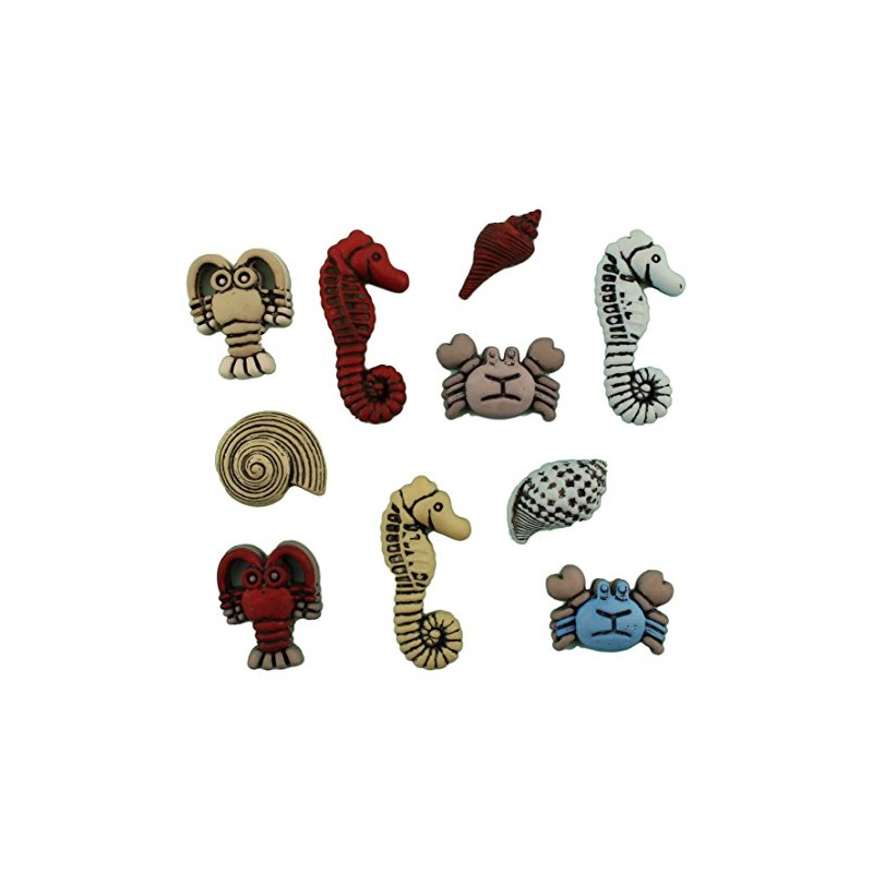 Buttons Galore - Juego de 6 botones náuticos surtidos para