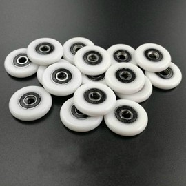 AFUDER Bathroom Door Sliding Hallway Shower Door Roller Outer Diameter 19mm/20mm/22mm/23mm/25mm/27mm Bearing Bore 5mm