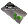 2mm Aluminium Sheet Plate - Grade 6082 T6 (100mm x