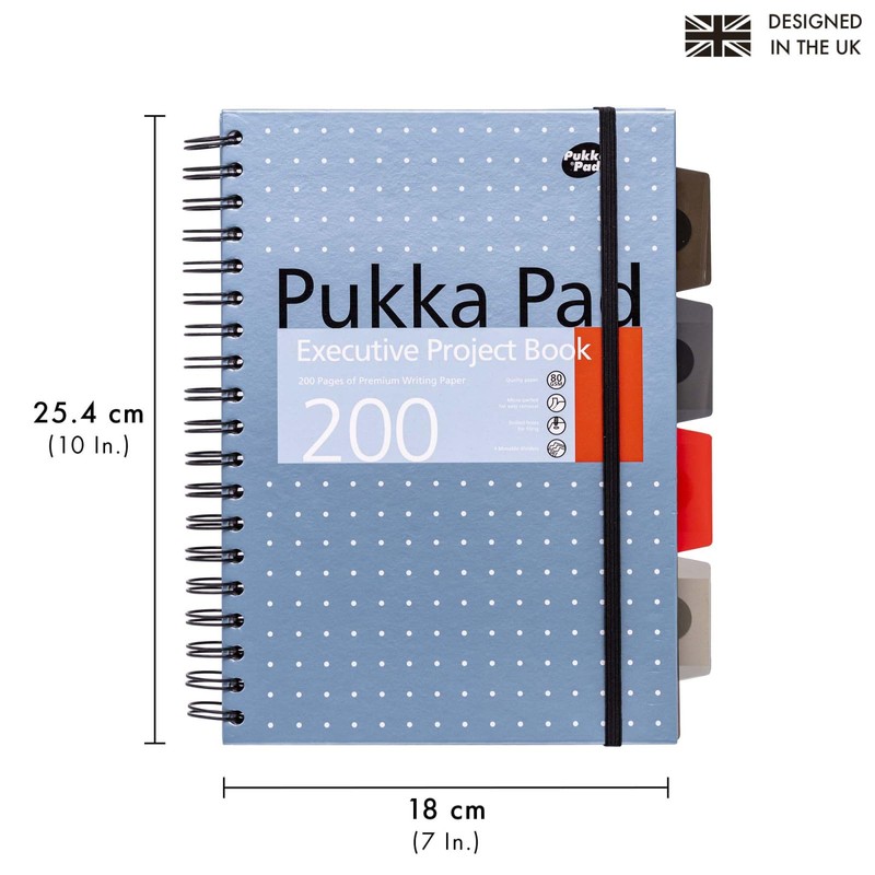 Pukka Pads B5 Metallic Executive Project Books - Assorted -