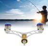 Spinning Double Reel Handle Aluminum Alloy Fishing Rocker Handle DIY