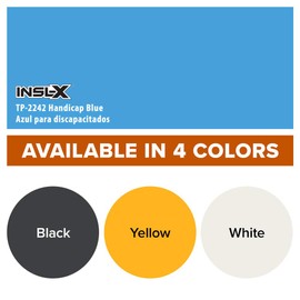 INSL-X INSL-X TP224209A-01 Acrylic Latex Traffic Paint, 1 Gallon, Handicap Blue