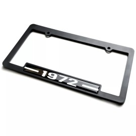 1972 Classic Car & Truck License Plate Frame. Antique Automobile year models.