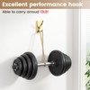Josmimic Gold Self Adhesive Towel Hooks, Extra Sticky and Strong